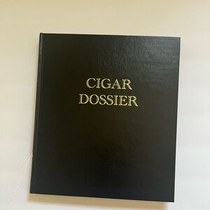Black cigar dossier book
